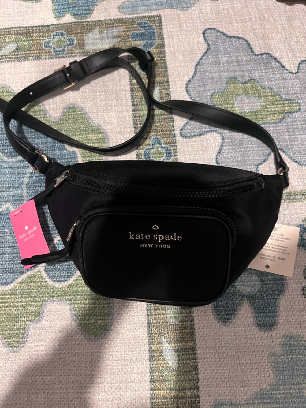 kate spade Black Nylon Belt Bag
